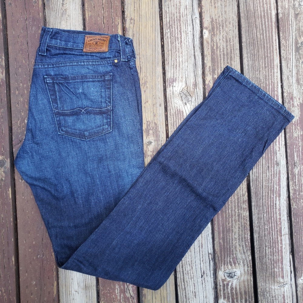Lucky Brand Dark Blue Jeans - Size 6 / 28